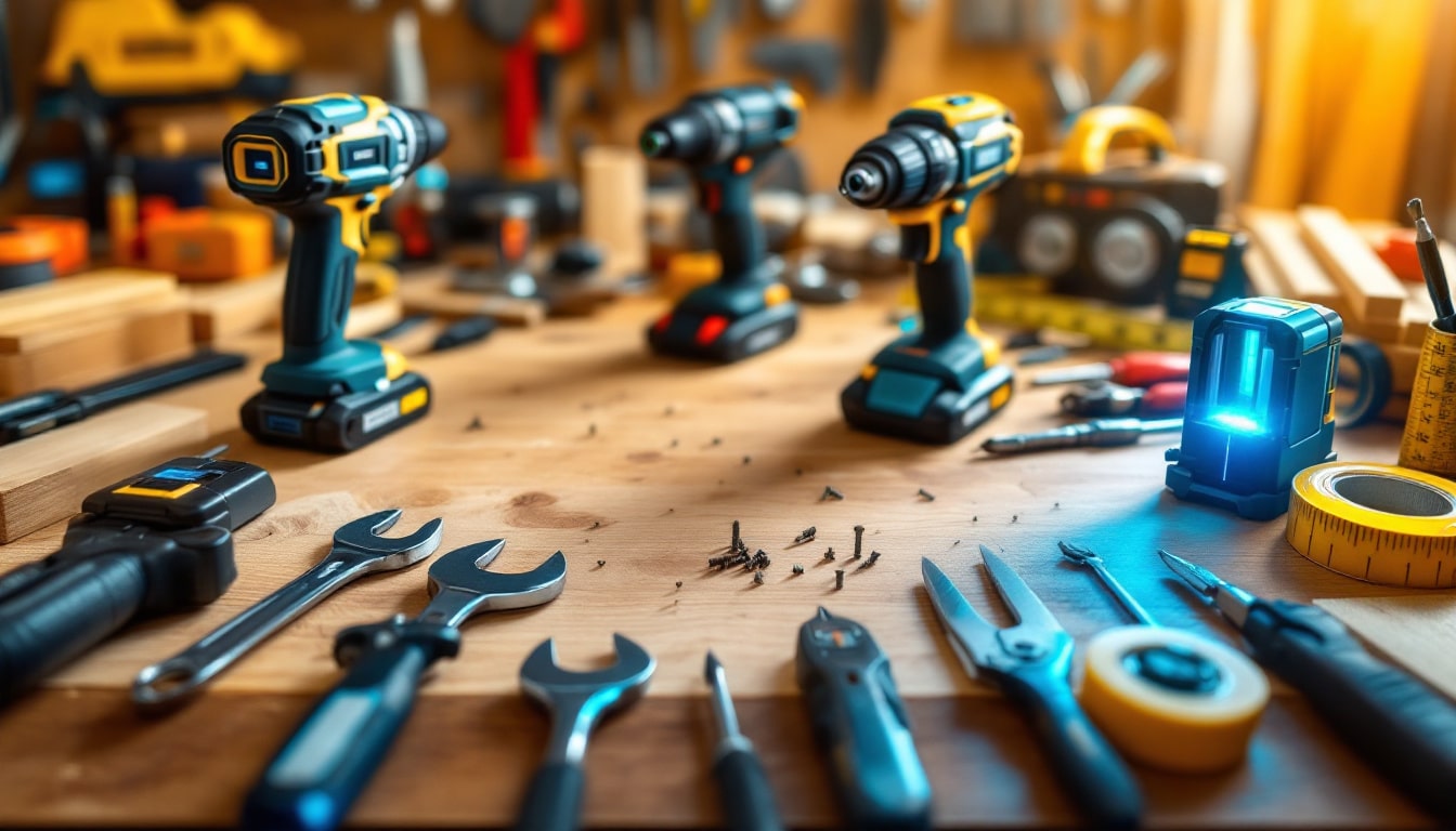 De nieuwste gereedschappen voor effectief bricoleren